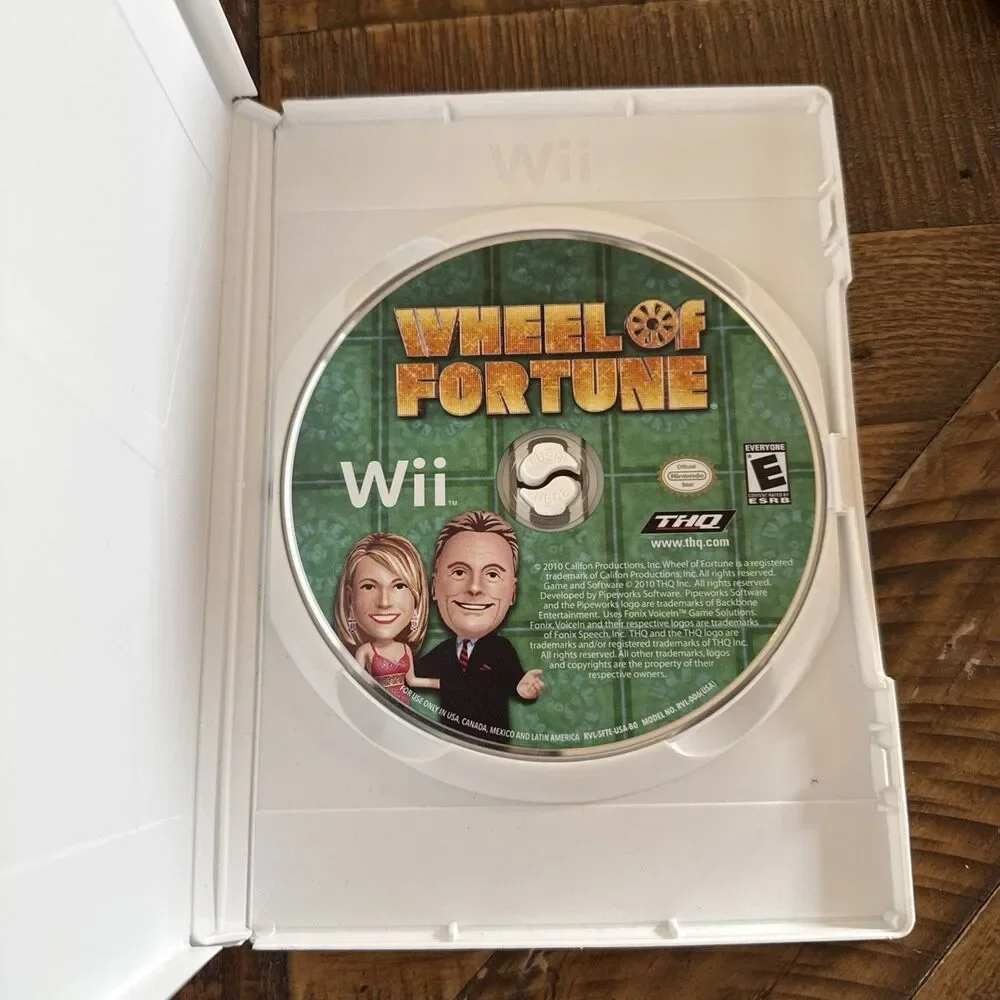 Wheel of Fortune Nintendo Wii 2010 Disc Only Tested Working